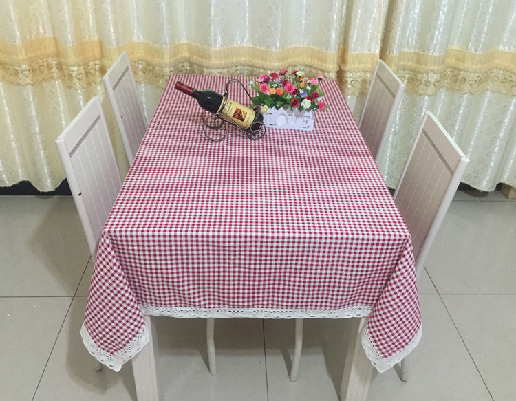 Khăn trải bàn bằng vải cotton vải lanh bàn vải tròn bàn cà phê vải bàn máy tính vải vải ren khăn nhỏ tươi khăn trải bàn đám cưới