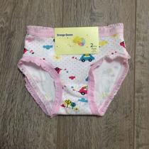 Foreign trade Korean pure cotton cute print pattern female treasure briefs 2 pack