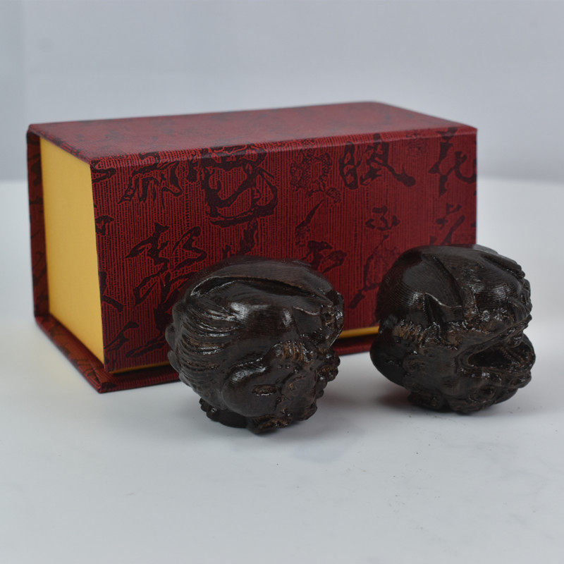 Hand held ball Sunken Fragrant Wood Hand Massage Balls Handpan Walnut Fitness Balls Health ball solid wood Senile Massage Handball