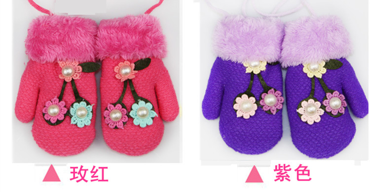 Gants pour fille en de laine - Ref 2151299 Image 8