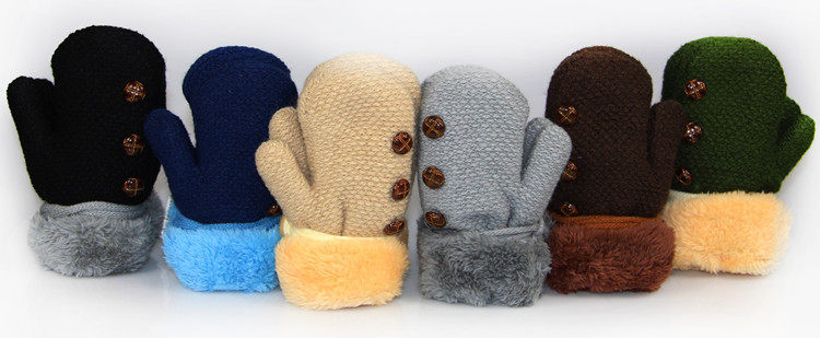 Gants pour enfants en de laine - Ref 2146885 Image 4