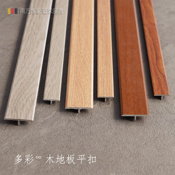Reinforced flat buckle edge strips for composite wood flooring