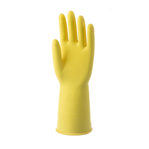 Cleaning latex thickened rubber industrial beef tendon wear-resistant dishwashing plastic kitchen gloves