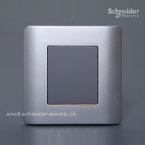 Schneider E8000 ZENcelo tap blank panel white cover (silver gray)