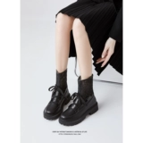 Martens, тонкие модные дышащие сапоги, 2025 года, городской стиль, подходит для подростков, из натуральной кожи