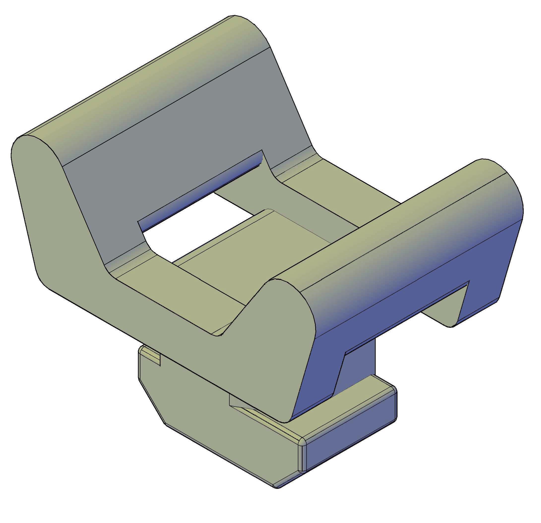 ZX005 40 trough 8 with zagline fixing seat electrical cable fixing seat accessories Industrial aluminum milking material
