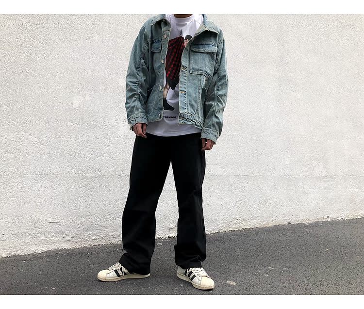 Châu Âu và Hoa Kỳ quần màu dụng cụ rắn Ami hip-hop ván trượt thẳng retro gió nam và nữ quần thường quần dài nam