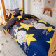 New skin-friendly student dormitory bed sheets three-piece set single cartoon ventilated bedding four-piece set pillowcase duvet cover