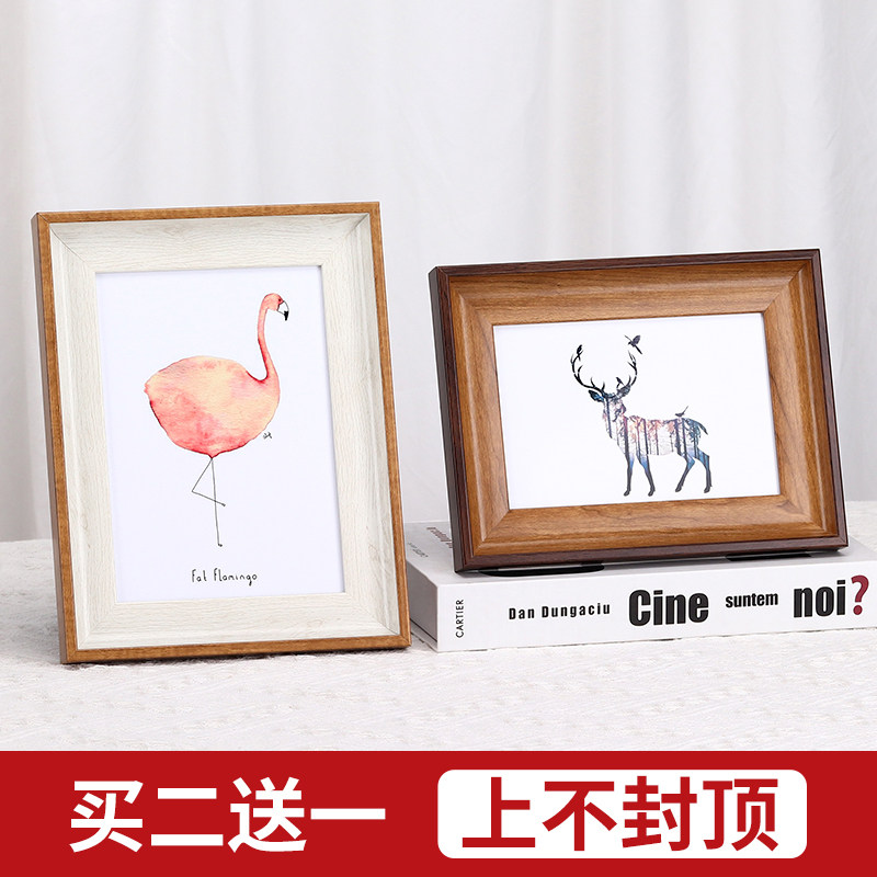 Wash photos to make a photo frame table six inches 5 6 7 8 10 12 a4A3 Wall hanging American album frame cute