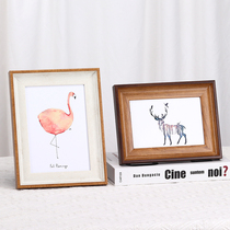 Wash photos to make photo frame table six inches 5 6 7 8 10 12 a4A3 hanging wall American photo album frame cute