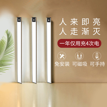 Sunshine lighting cool lamp wardrobe lamp aisle lamp mirror front lamp led rechargeable cabinet lamp eye protection study lamp