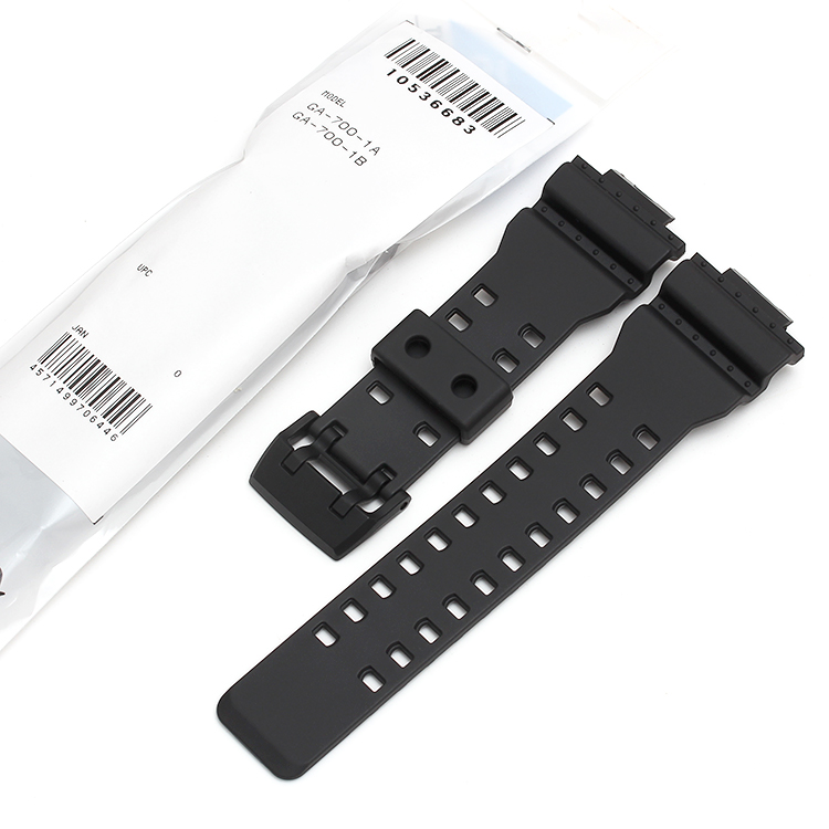 Original Casio G Shock Watch Accessories Ga 700 Matte Black Resin Strap 5522