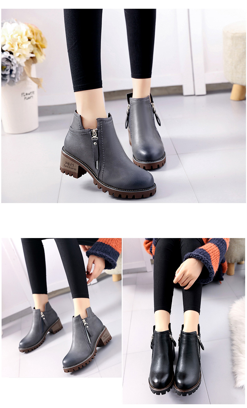 Bottes mi-saison femme   en Polyurethane - Ref 3251111 Image 17