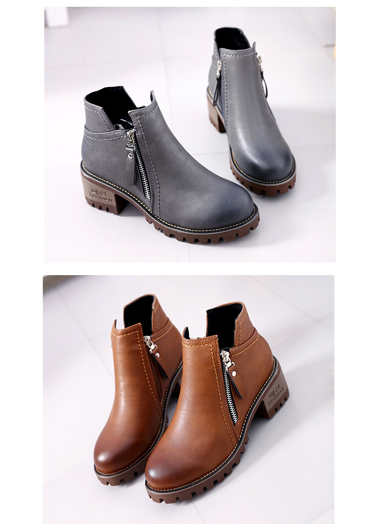 Bottes mi-saison femme   en Polyurethane - Ref 3251111 Image 30