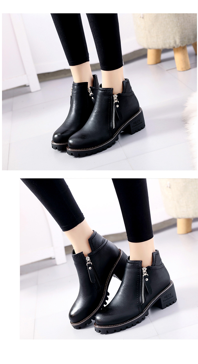 Bottes mi-saison femme   en Polyurethane - Ref 3251111 Image 18