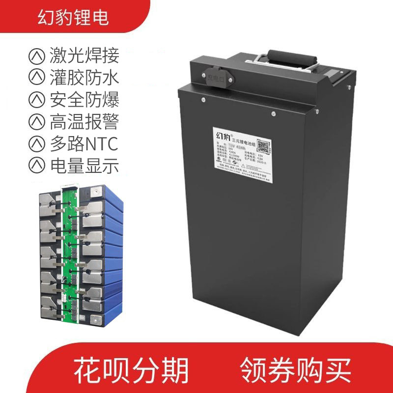 Lithium battery 48V 60 V 60 V 72V New national standard private delivery electric car 009 Large capacity 40 An 50Ah60A