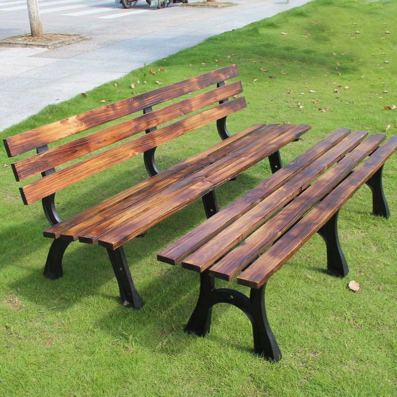 Wrought Iron Park Bench Outdoor Garden Chair Leisure Bench Seat