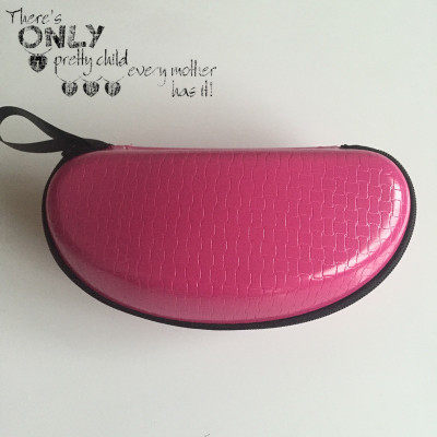 Glass box sunglasses box men and women sunglasses box portable anti-pressure women's cute high-end sunglasses box large