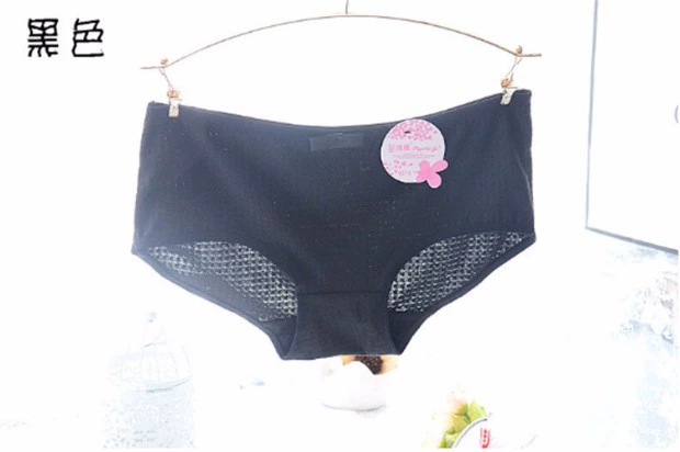 5 túi Quần lót cotton màu tinh khiết Phụ nữ bong bóng Bông thắt lưng thắt lưng cotton Quần lót nữ