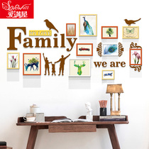 Acrylic photo wall 3d three-dimensional living room European photo frame creative combination photo wall decoration self-adhesive family photo frame