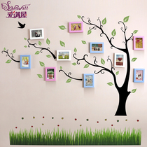 Living room background photo wall photo frame wall creative personality hanging wall 5 inch 7 inch photo frame wall sticker combination photo wall decoration