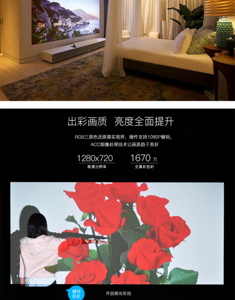 Máy chiếu cầm tay Thunder Cannon N1 Mini Nhà nhỏ tích hợp Pin HD DLP Smart Micro Projector Máy tính Điện thoại di động WiFi Không dây Cùng màn hình Tự động lấy nét 2018 Mới