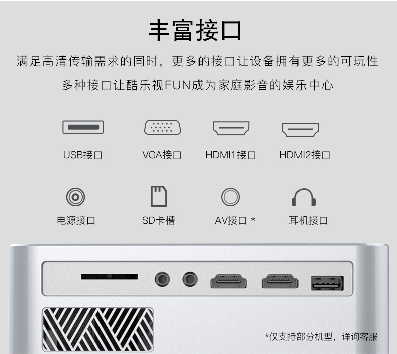 COOLUX Âm nhạc tuyệt vời Máy chiếu FUN gia đình HD nhỏ cầm tay không màn hình TV 1080P rạp hát tại nhà điện thoại di động WiFi không dây Android Apple với màn hình văn phòng thông minh Máy chiếu 4K - Máy chiếu
