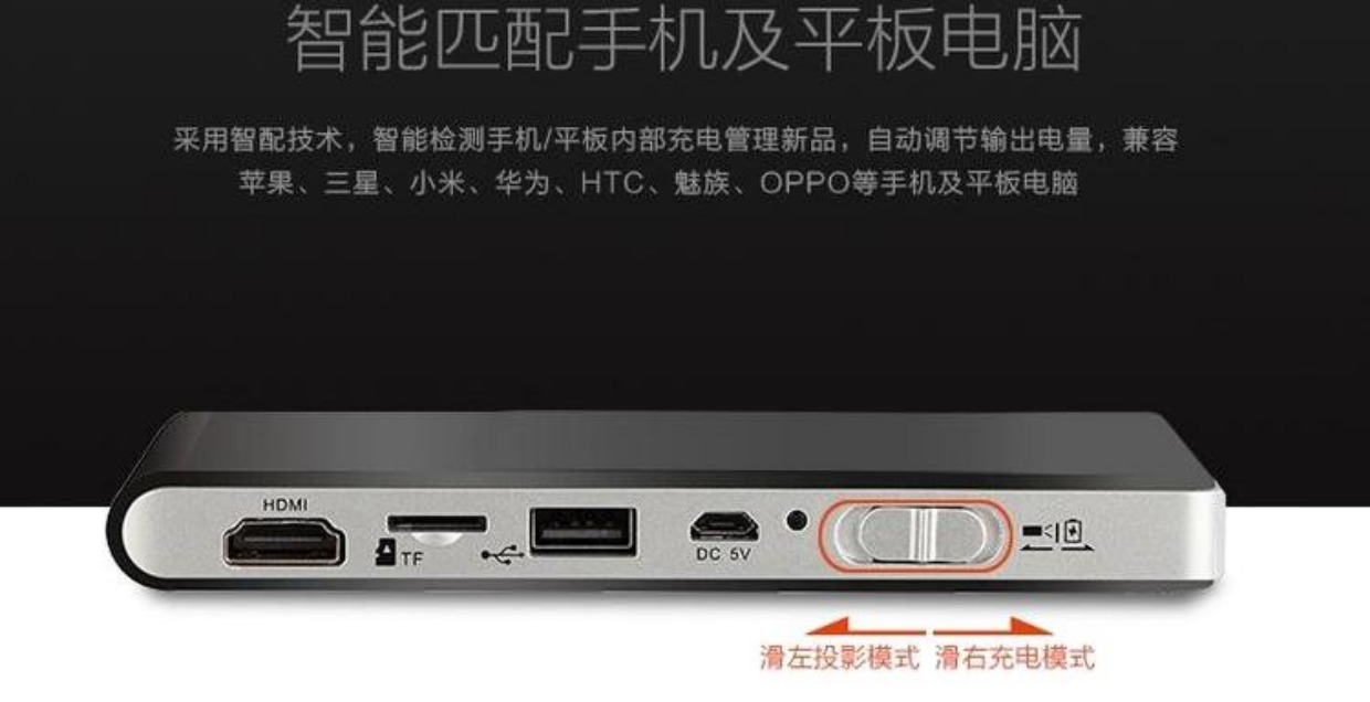 Thunder Cannon DLP100WM Máy cầm tay cầm tay mini không dây WiFi Văn phòng di động có máy chiếu Bluetooth