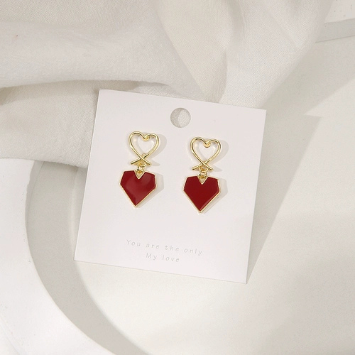 Красные серьги для невесты, праздничнный аксессуар, для подружки невесты, наряжаться