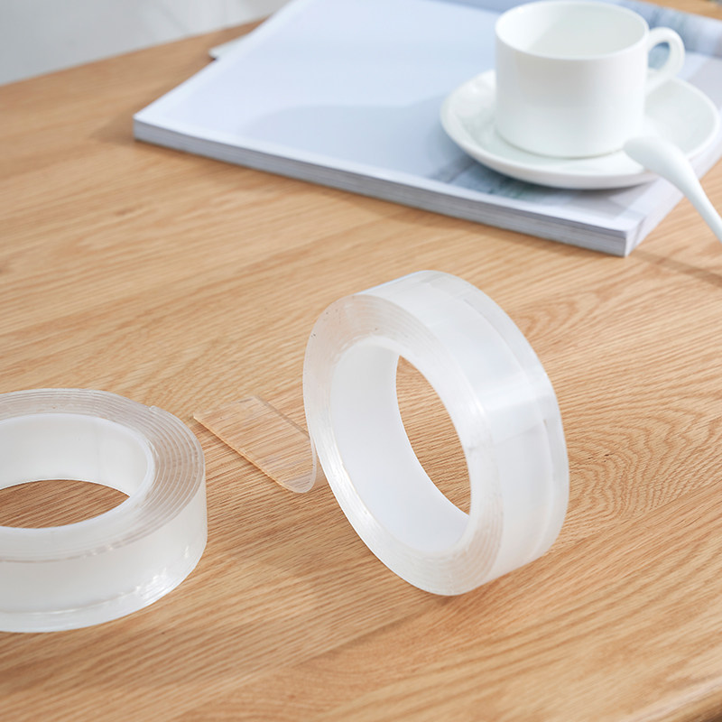 Nano non-marking double-sided adhesive high viscosity without leaving marks magic can be washed and sticky universal floor mat non-slip fixed sticker