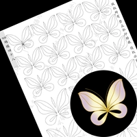 Светло-коричневый 908 бабочка сорок восемь