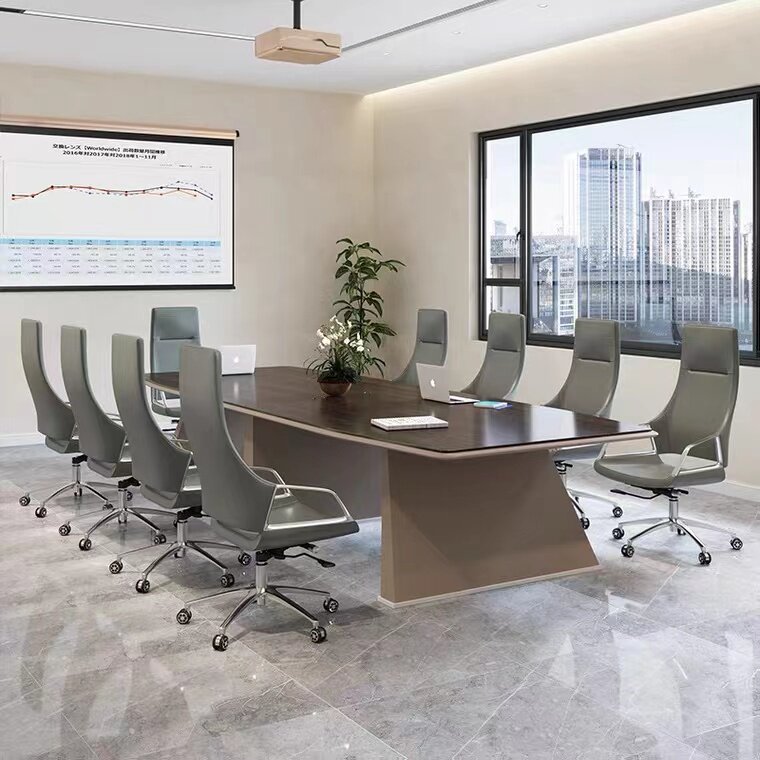 High Back Boss Chair Modern Minimalist Conference Chair Office Home Bookroom Computer Chair President Big Class Transfer Guest Chair