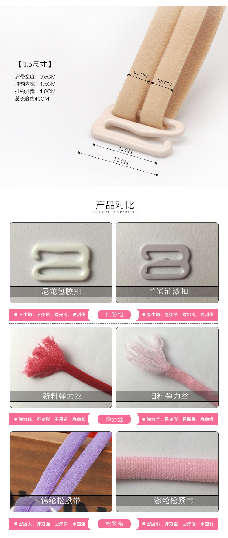 Sangles pour lingerie Larry épaules 1017 - Ref 810194 Image 11