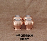 19 плоских медных банок, Монте -медная медная огненная тибетская кубика