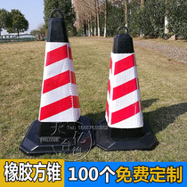 70cm reflective road cone no parking roadblocks traffic safety warning cone bucket ice cream bucket cone rubber parking pile