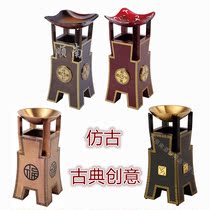 Ancient coin ash bucket Handicraft shop trash can Museum Hotel lobby Business club floor trash can