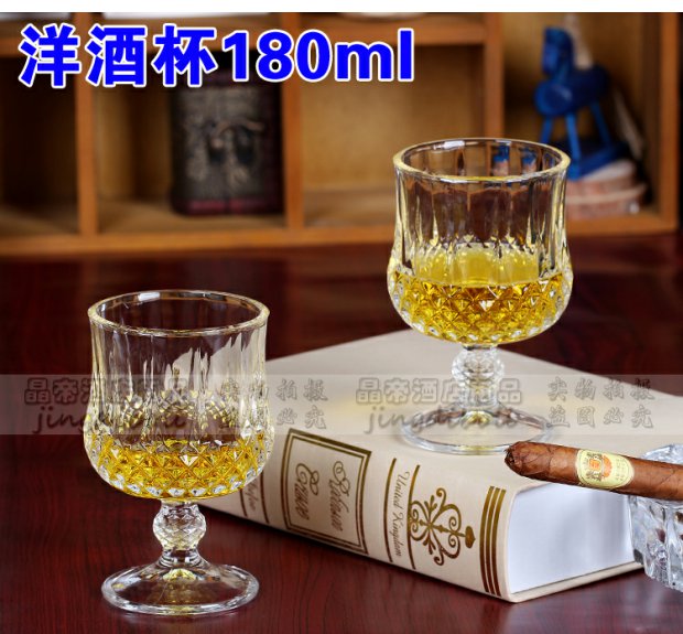 Diamond Crystal Cup High Red Wine Glass Wine Glass Glass Glass Wine Wine Đặc biệt giá treo ly rượu vang để bàn