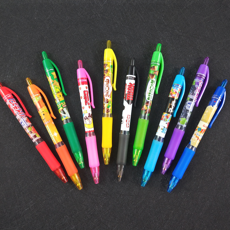 Japan sakamoto snack with fruit flavor color press gel pen 0 5mm hand account water-based pen signature pen