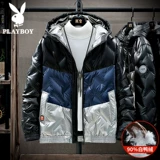 Playboy, мужской зимний пуховик, длинная куртка, 2020 года, увеличенная толщина, средней длины