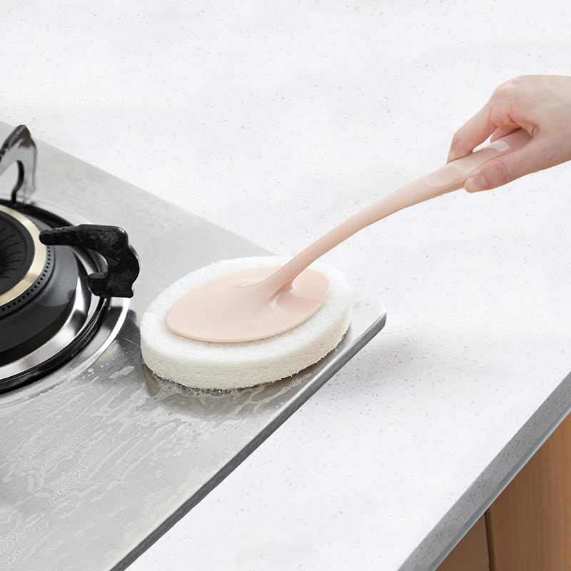 Creative sponge long - handled brush the floor tile of toilet brush clean the bathroom to brush bath brush to brush the toilet ceramic tile