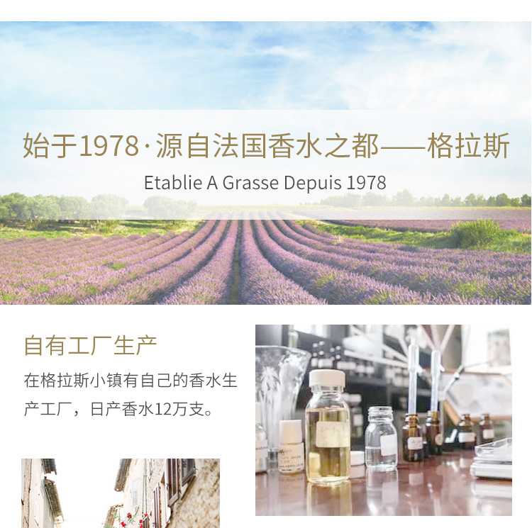 Nước hoa ống nghiệm Jeanne En Provence Provence Jenny girl ngọt ngào Eau de Toilette Hoa hồng bưởi nước hoa lancome