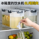 냉수 주전자, 수도꼭지가 있는 고온 방지 가정용 음료통, 냉장고 콜드브루 주전자, 대용량 레몬 티 주스 콜드 주전자