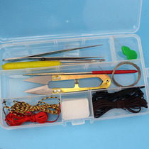 Wearing bead string bead tool suit tee Hook Needle Chambergizer Hand Stringing Rope Elastic Cord Buddha Bead Wire Lead Hook Needle