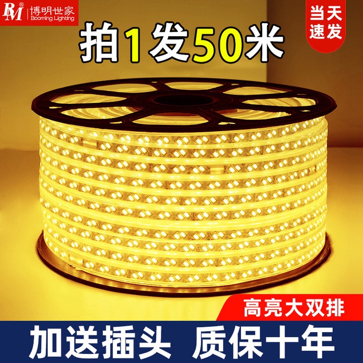 Led Light Strip 50m Outdoor Super Bright 220V Living Room Home Atmosphere Light Outdoor Lighting Project Waterproof Flexible Light Strip Led Light Strip 50m Outdoor Super Bright 220V Living Room Home Atmosphere Light Outdoor Lighting Project Waterproof Flexible Light Strip