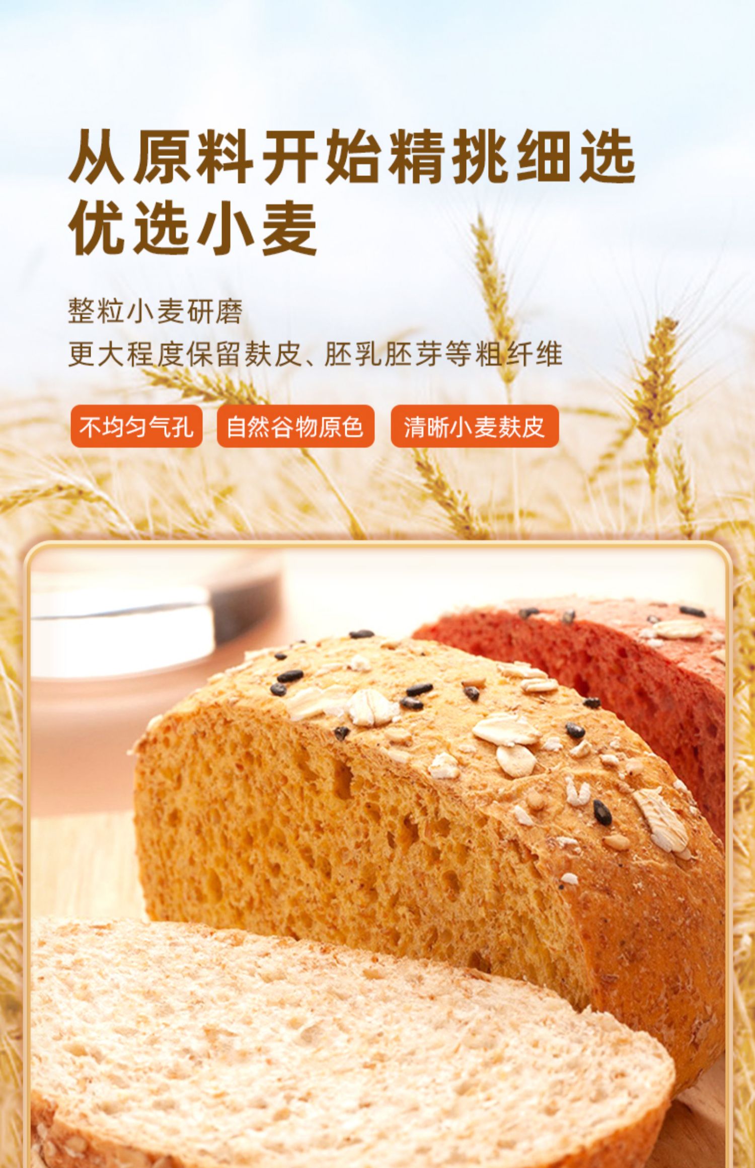 怡达 轻轻相遇 全麦欧包 15个 750g/箱 16.9元包邮 值值值-买手聚集的地方
