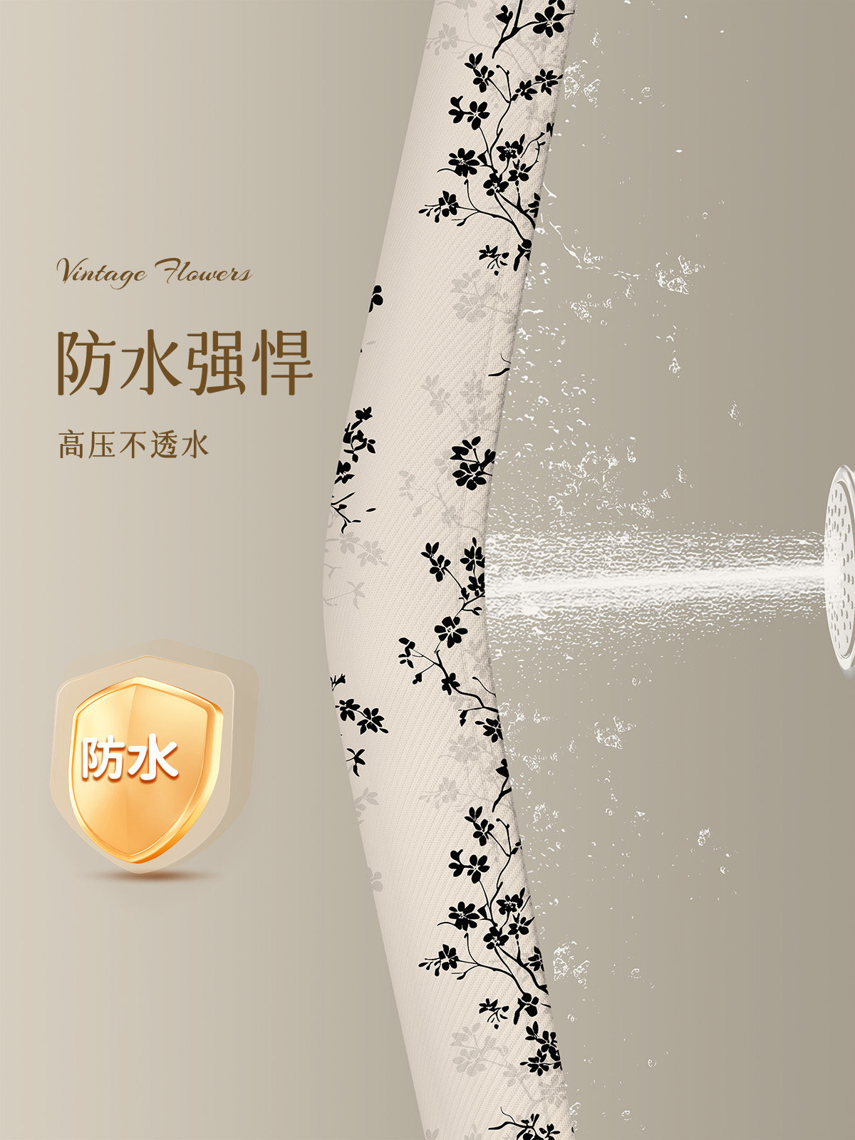 Curved Shower Curtain Set, Punch-Free Shower Room, Magnetic Waterproof Curtain, Dry and Wet Separation, Mildew-Proof, High-End Bathroom Partition Curtain