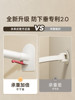 Bathroom Shower Curtain Waterproof No-Drill Shower Room Partition Folding L-Shaped U Curved Rod Dry and Wet Separation
