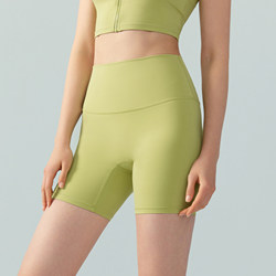 2025 New Summer High-Waisted Sports Yoga Shorts Peach Butt Lift Outerwear Four-Point Fitness Pants Sexy Butt-Lifting Tight-Fitting