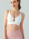 Sports Bra, Yoga Backless Bra, Can Be Worn Outside, Fitness Bra, Small Chest Appears Larger, Vest with Chest Pads, Integrated Fixed Cup