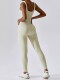 2025 New European and American Style One-Piece Aerial Yoga Suit for Women, Sports Fitness Wear, Bodysuit, Dance Jumpsuit